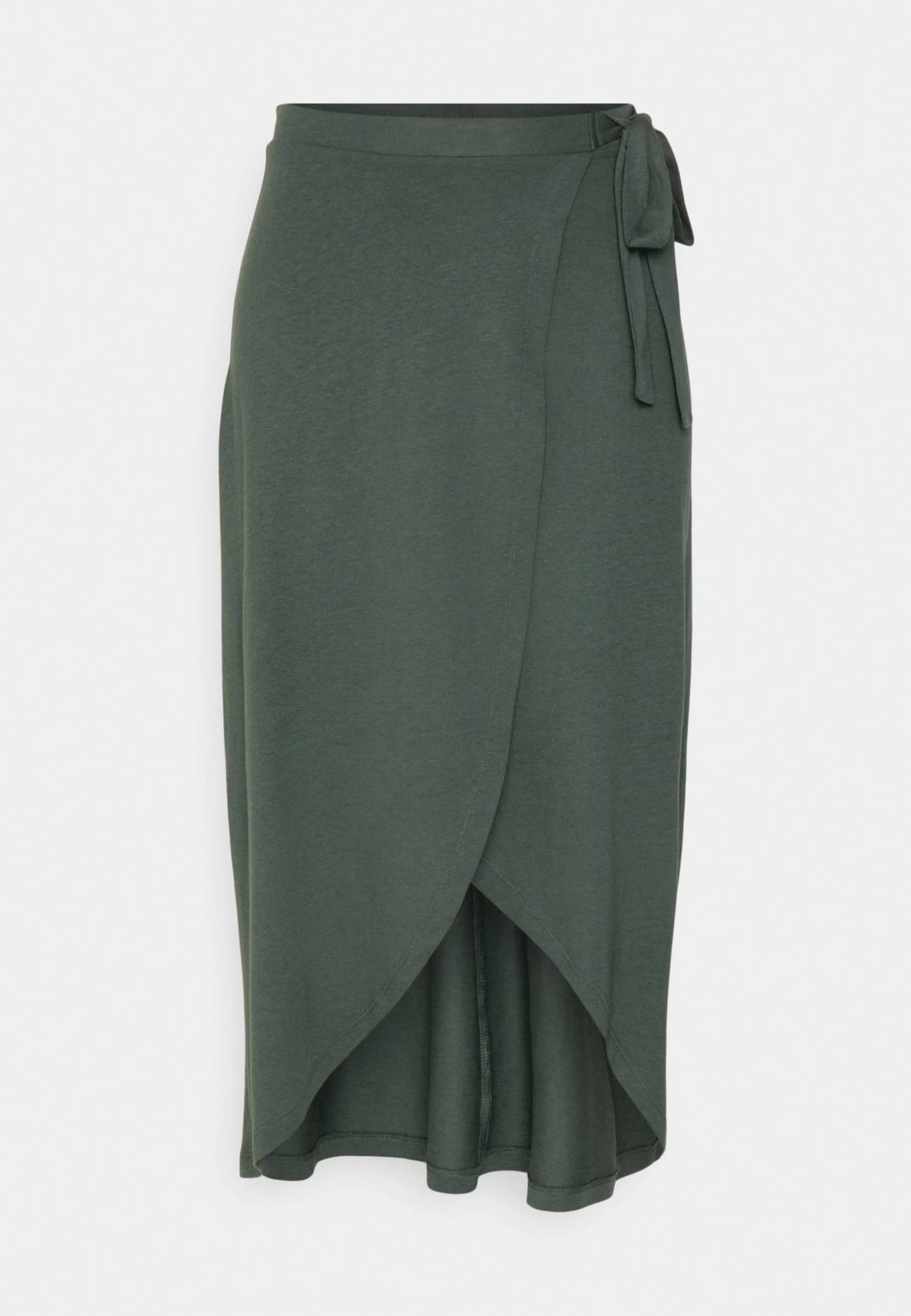 Anna Field Basic Wrap Over Midi Skirt - Jupe Trapèze - Light Green 6 Anna Field Basic Wrap Over Midi Skirt - Jupe Trapèze - Light Green – Image 6