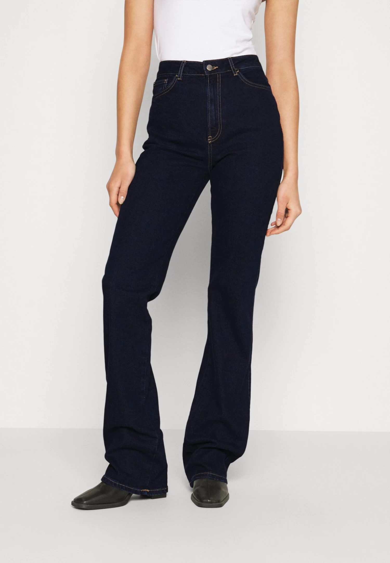 Jean Flare - Dark Blue Denim 1 Jean Flare - Dark Blue Denim