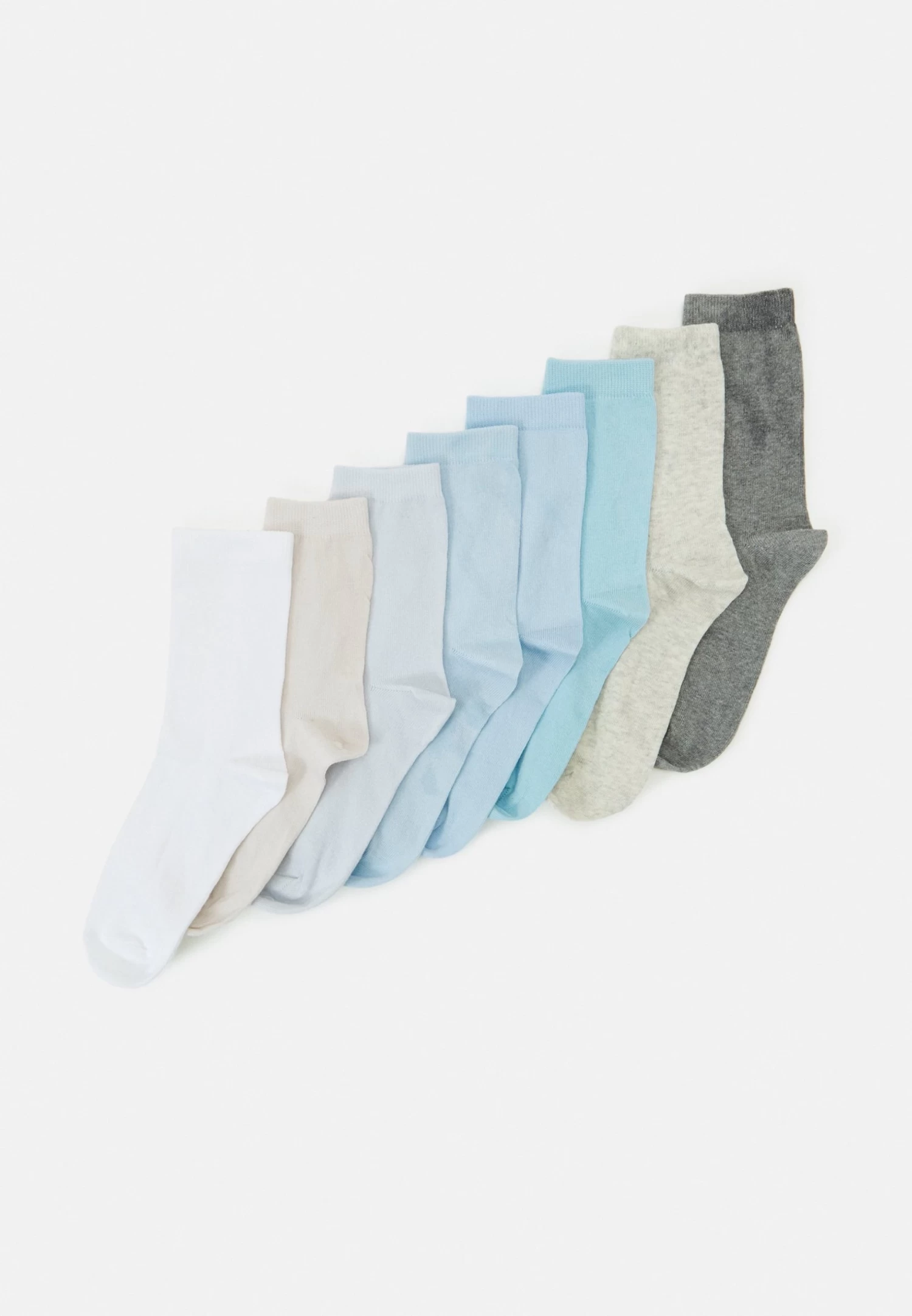 Anna Field 8 Pack - Chaussettes - Blue/Grey 1 Anna Field 8 Pack - Chaussettes - Blue/Grey