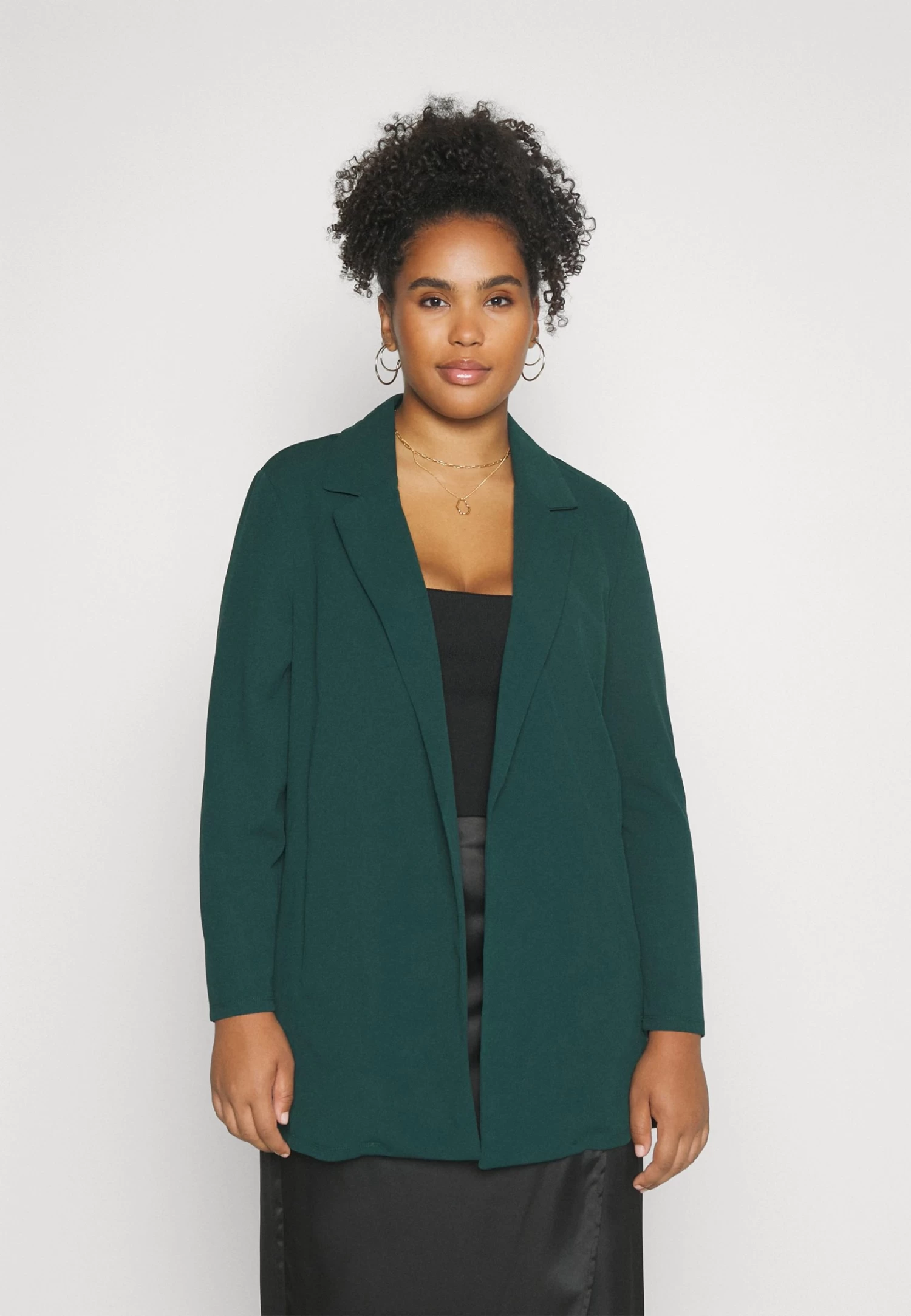 Manteau Court - Dark Green 1 Manteau Court - Dark Green
