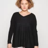 Plus Size - Pullover - Black