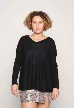 Plus Size - Pullover - Black