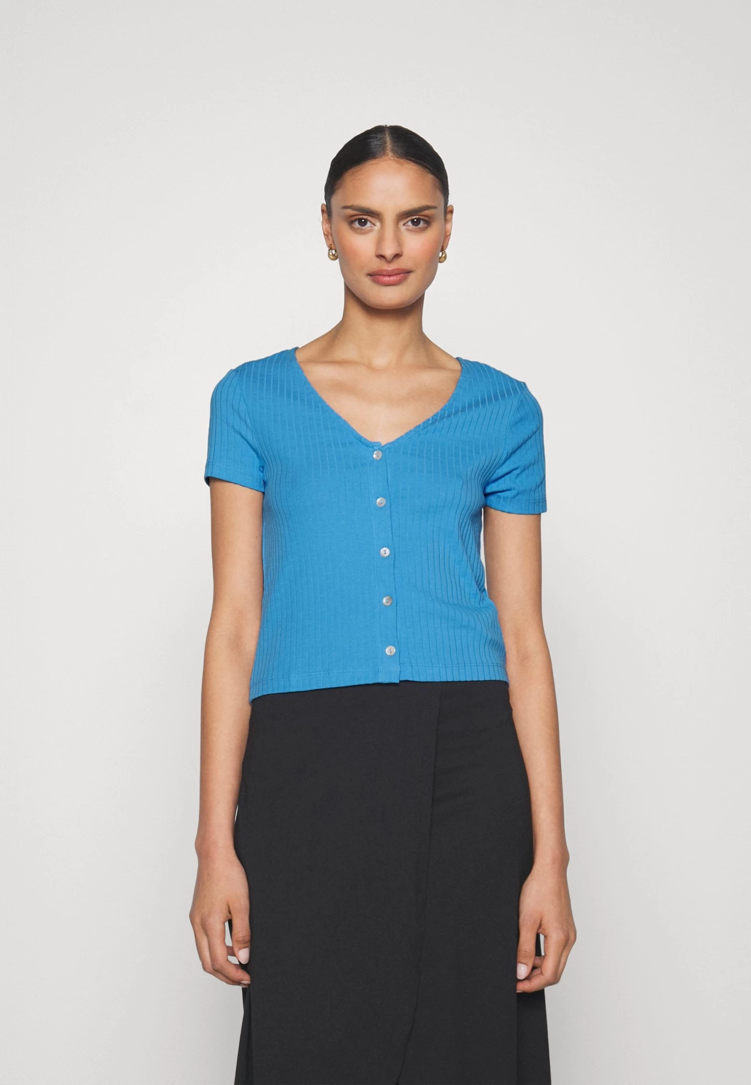 Anna Field Gilet - Blue 1 Anna Field Gilet - Blue