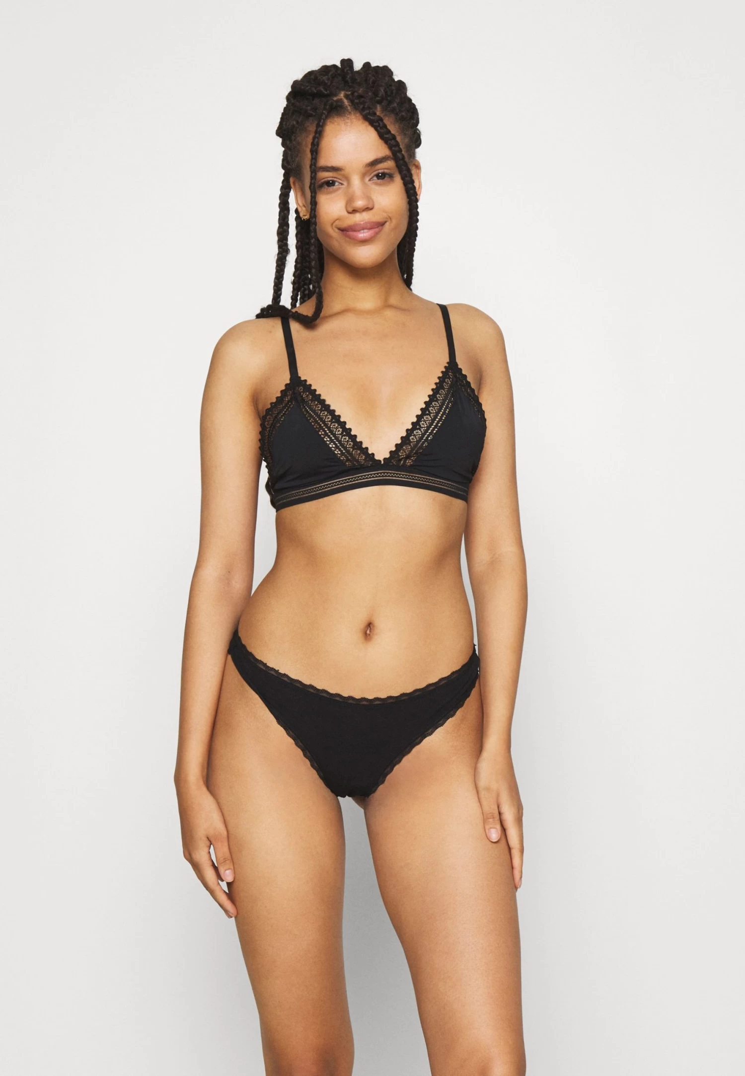 Anna Field Iris 5Pp Thong - String - Black 1 Anna Field Iris 5Pp Thong - String - Black