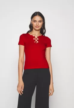 Anna Field T-Shirt Imprimé - Dark Red