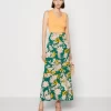 Anna Field Jupe Longue - Dark Green/Multicoloured