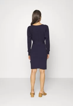 Anna Field Wrap V Ausschnitt Mini Strickkleid Mit Gürtel - Robe Fourreau - Dark Blue -Anna Field 41ab5049c9cf4780b3c7830207350d6a scaled