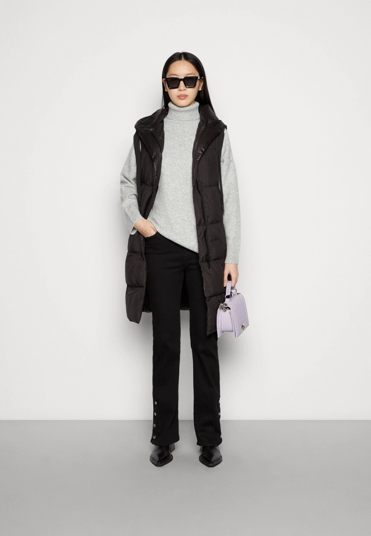 Anna Field Pullover - 112 - Mottled Grey 2 Anna Field Pullover - 112 - Mottled Grey – Image 2