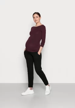 2 Pack - T-Shirt À Manches Longues - Dark Green/Bordeaux