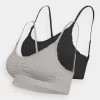 Anna Field Maternity Seamless Bra 2 Pack - Brassière - Grey/Black
