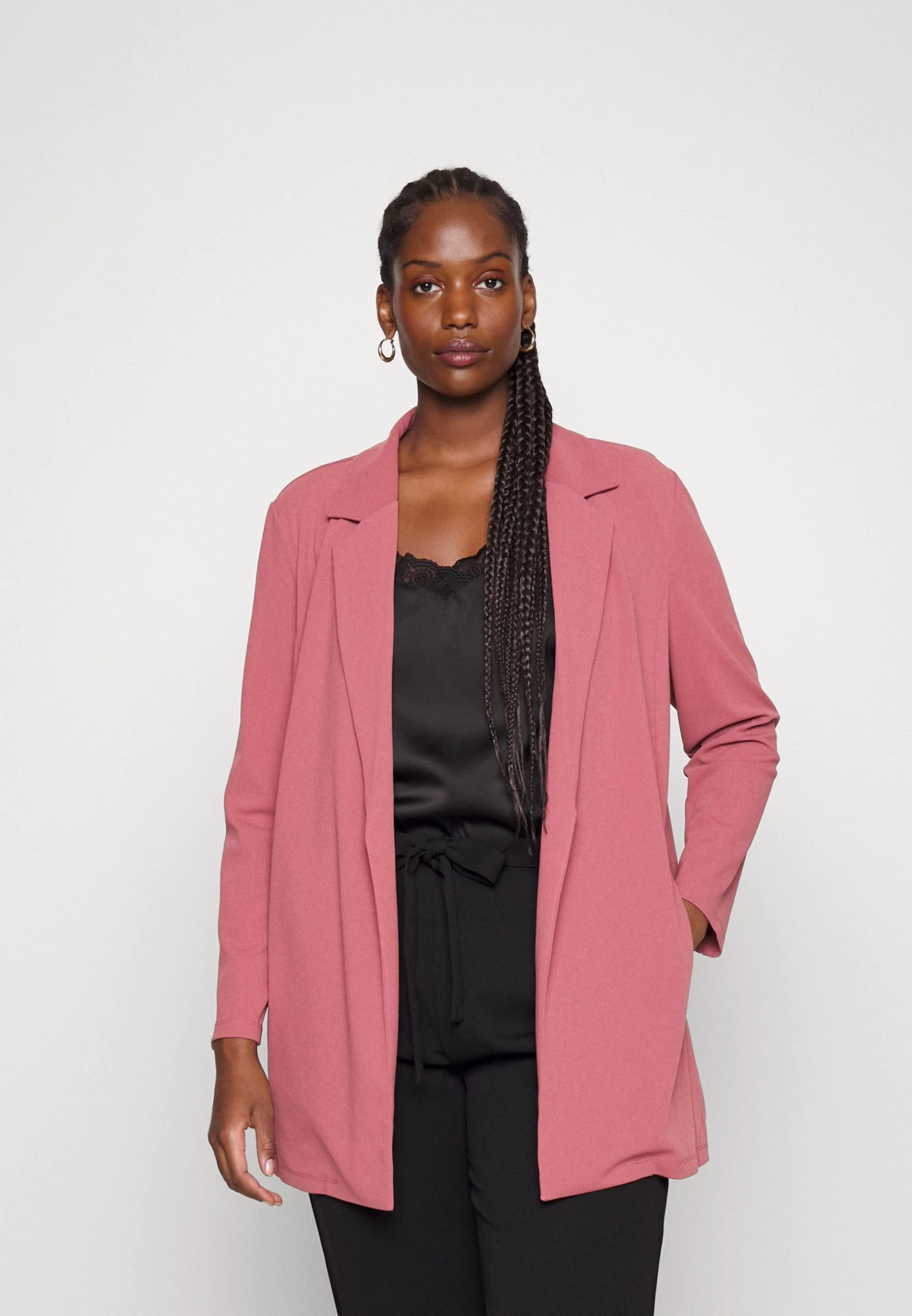 Manteau Court - Rose 1 Manteau Court - Rose