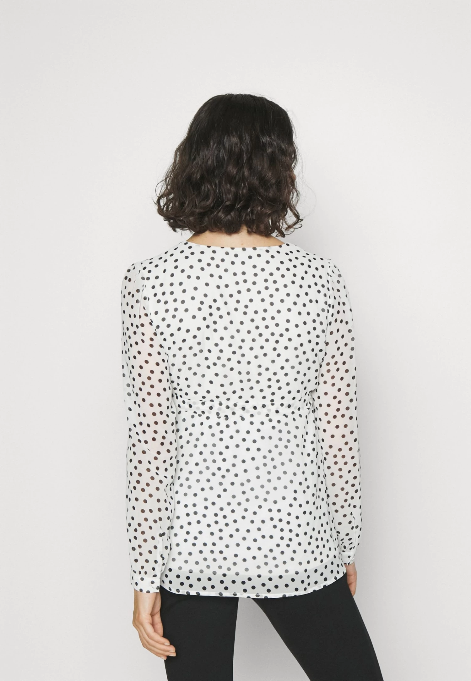 Blouse - White/Black 3 Blouse - White/Black â Image 3