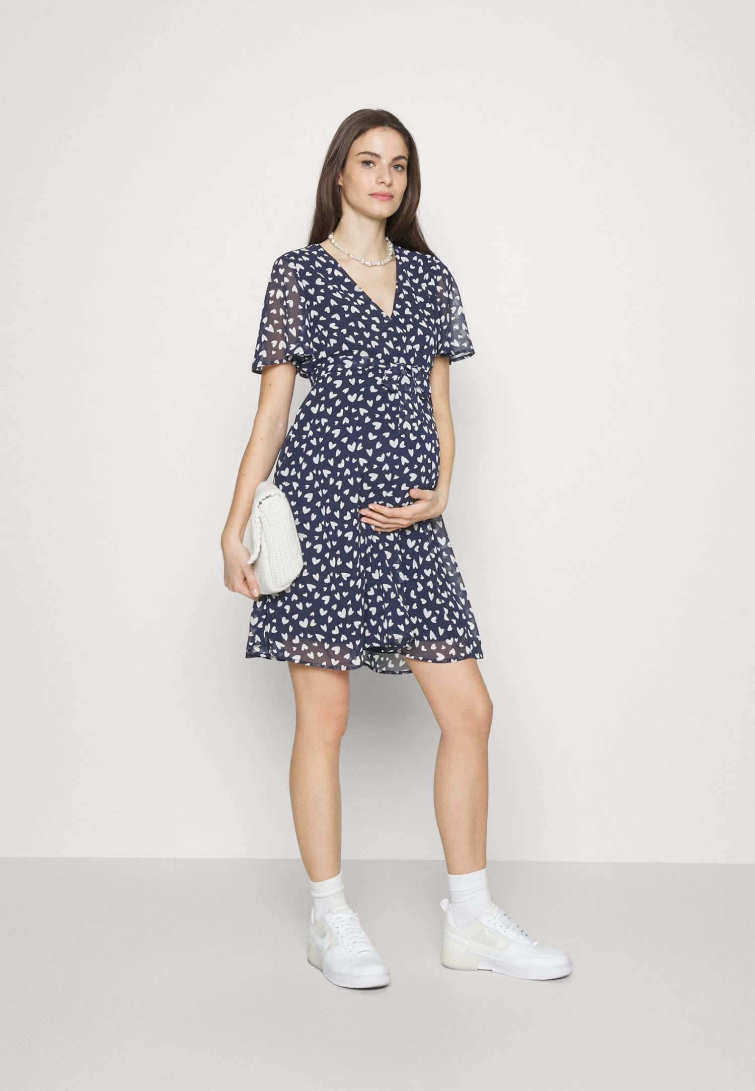 Robe De Jour - Dark Blue/White 2 Robe De Jour - Dark Blue/White â Image 2