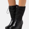 Anna Field Winter Boot - Bottes Compensées - Black