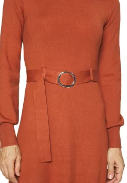 Anna Field Crew Ausschnitt Midi Strickkleid Mit Gürtel - Robe Pull - Brown -Anna Field 73bf8fc704f54f11a51cdfc65603292c scaled