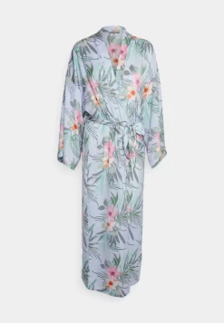 Anna Field Floral Robe - Peignoir - Blue -Anna Field 792a50311be84056929ce7ae41464dd6 scaled