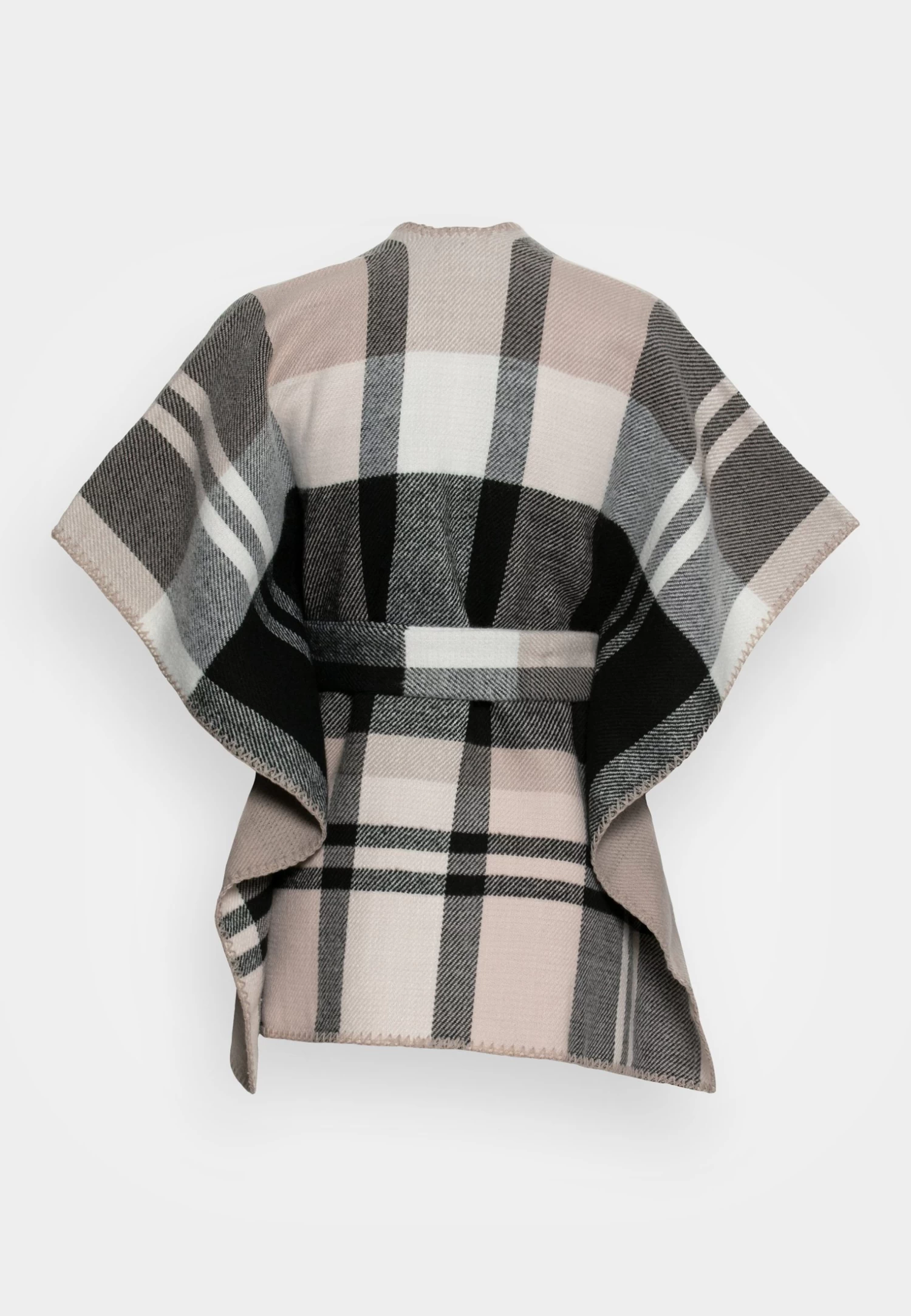 Anna Field Cape - Black/White 2 Anna Field Cape - Black/White – Image 2