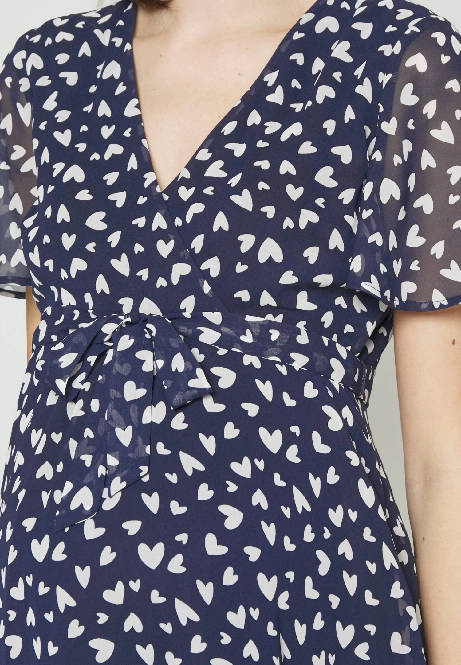 Robe De Jour - Dark Blue/White 5 Robe De Jour - Dark Blue/White â Image 5