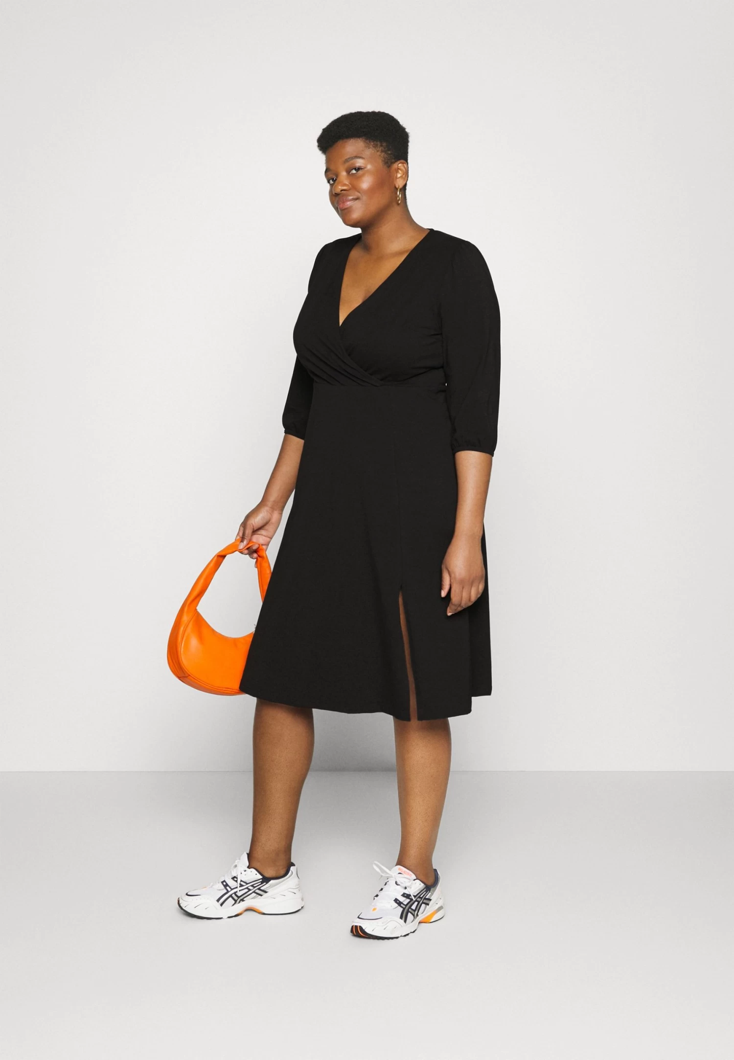 Robe En Jersey - Black 2 Robe En Jersey - Black – Image 2