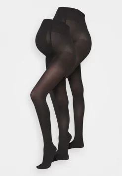 Anna Field 2 Pack 60 Den Maternity Tight - Collants - Black