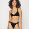 Anna Field 3Pp Margaret Cotton & Lace Thong - String - Black