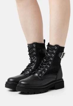 Anna Field Bottines À Lacets - Black