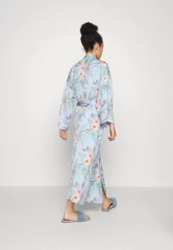 Anna Field Floral Robe - Peignoir - Blue -Anna Field a993fdd81fac4d6e8a2b4bc9e3d07a0d scaled