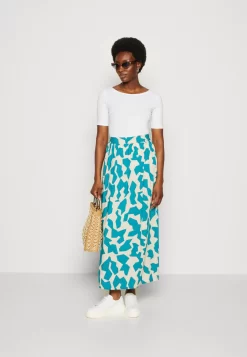 Anna Field T-Shirt Imprimé - Light Blue/White