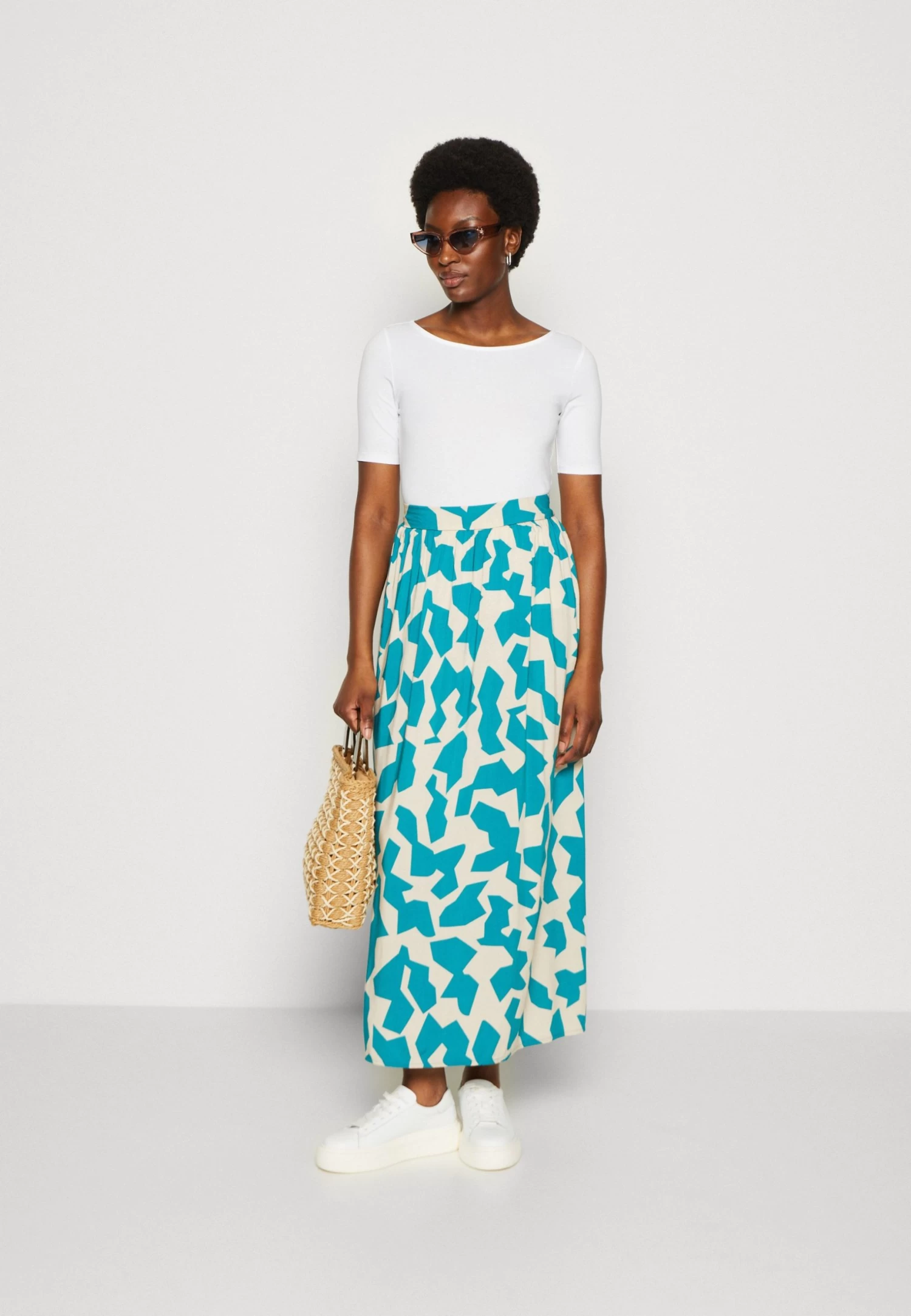 Anna Field T-Shirt Imprimé - Light Blue/White 1 Anna Field T-Shirt Imprimé - Light Blue/White