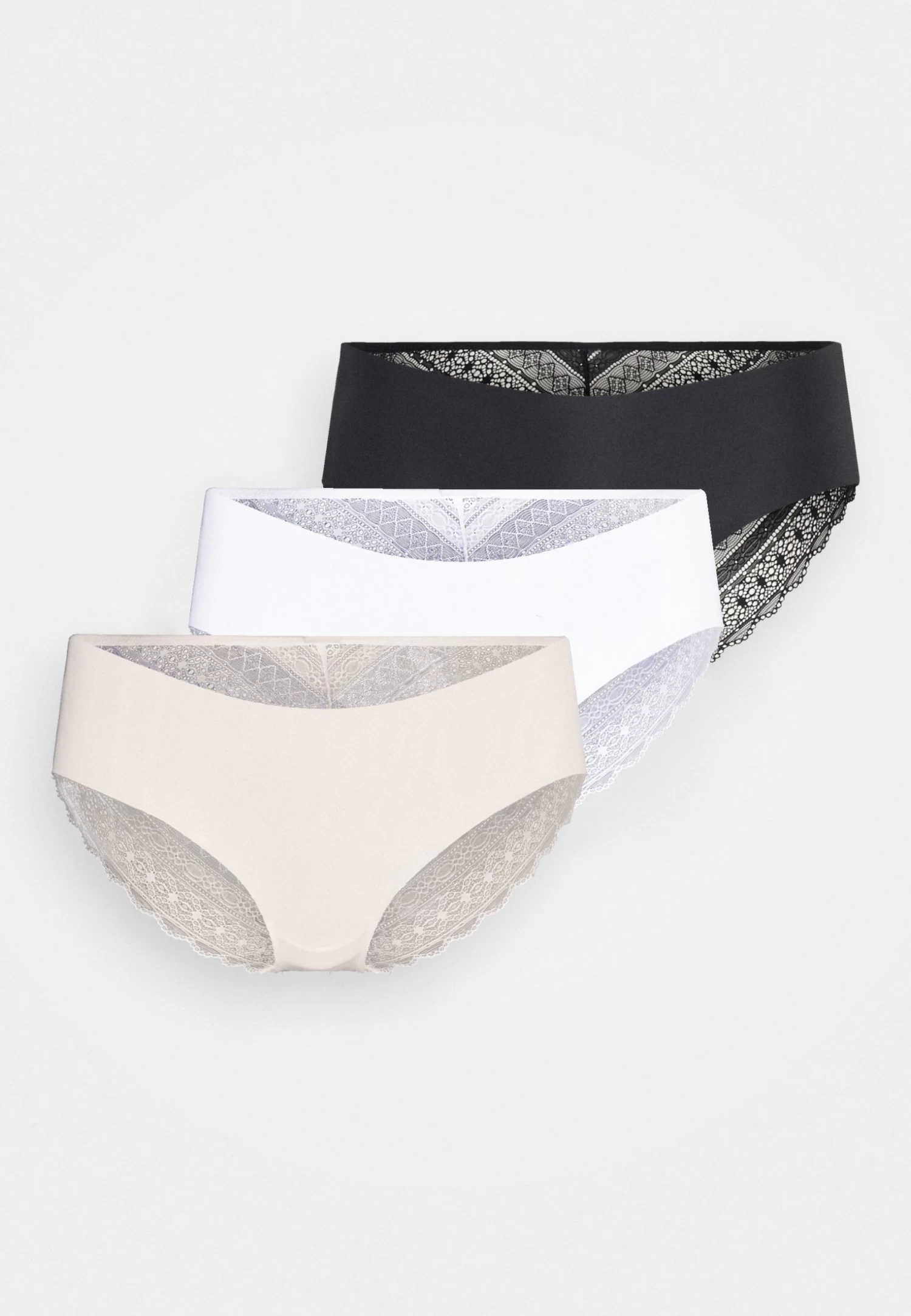 Anna Field Frolice 3Pp Short - Slip - Black/Nude/White 6 Anna Field Frolice 3Pp Short - Slip - Black/Nude/White – Image 6