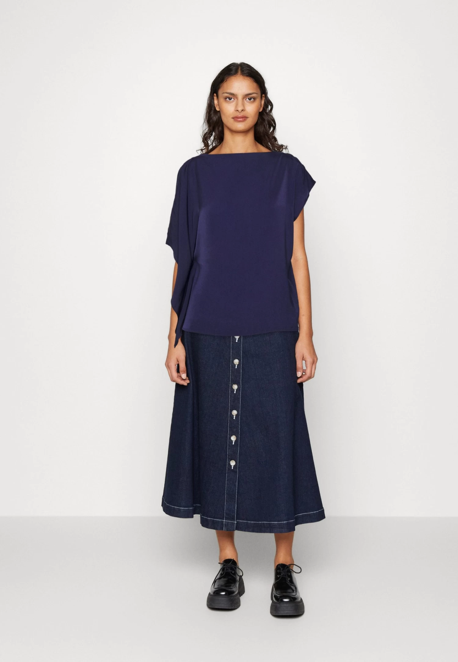 Anna Field Blouse - Dark Blue 2 Anna Field Blouse - Dark Blue – Image 2
