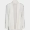 Anna Field Ribbed Fold Collar - Gilet - Off White