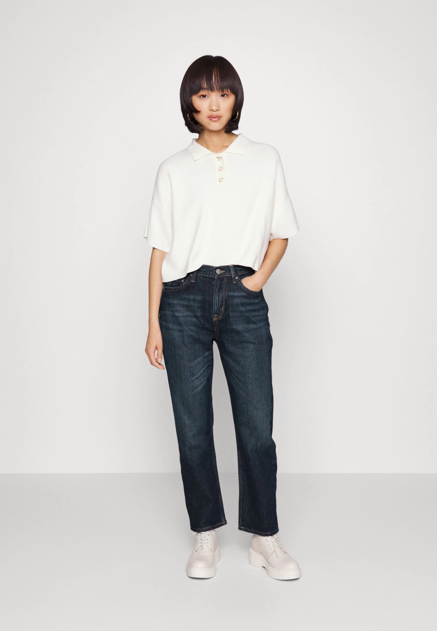 Jean Slim - Dark Blue Denim 2 Jean Slim - Dark Blue Denim – Image 2