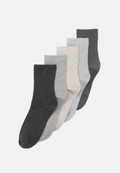 Anna Field 5 Pack - Chaussettes - Black/Grey