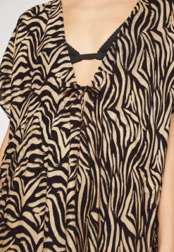 Anna Field Printed Short Kimono / 606 - Khaki_003 - Off-White - Accessoire De Plage - Black/Tan -Anna Field cbb738f4c85b498492a5a88783fde557 scaled