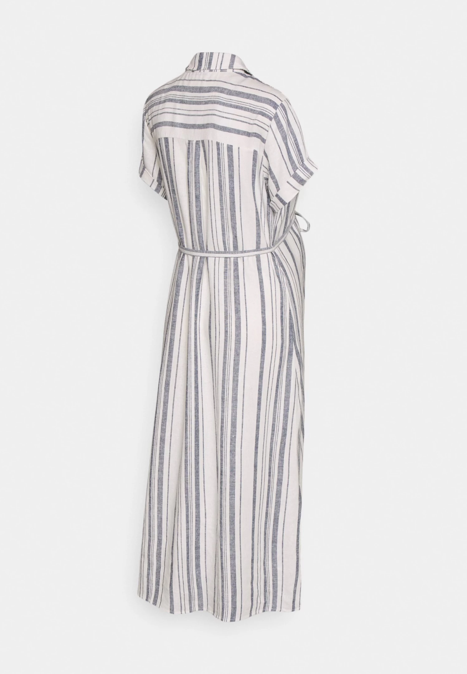 Robe Chemise - White/ Blue 2 Robe Chemise - White/ Blue – Image 2