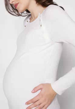 Nursing - Button Opening - Pullover - White -Anna Field d779e2bf277145d7bbbb276e609117d4 scaled