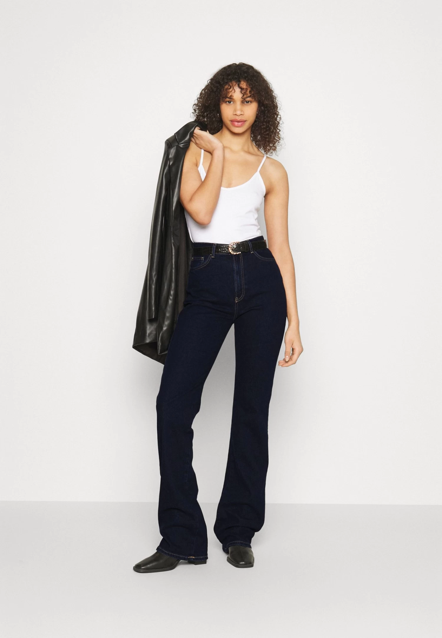 Jean Flare - Dark Blue Denim 2 Jean Flare - Dark Blue Denim – Image 2
