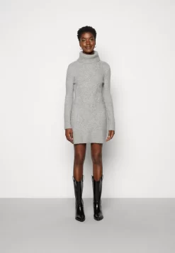 Anna Field Rollkragen Mini Strickkleid - Robe Fourreau - Grey
