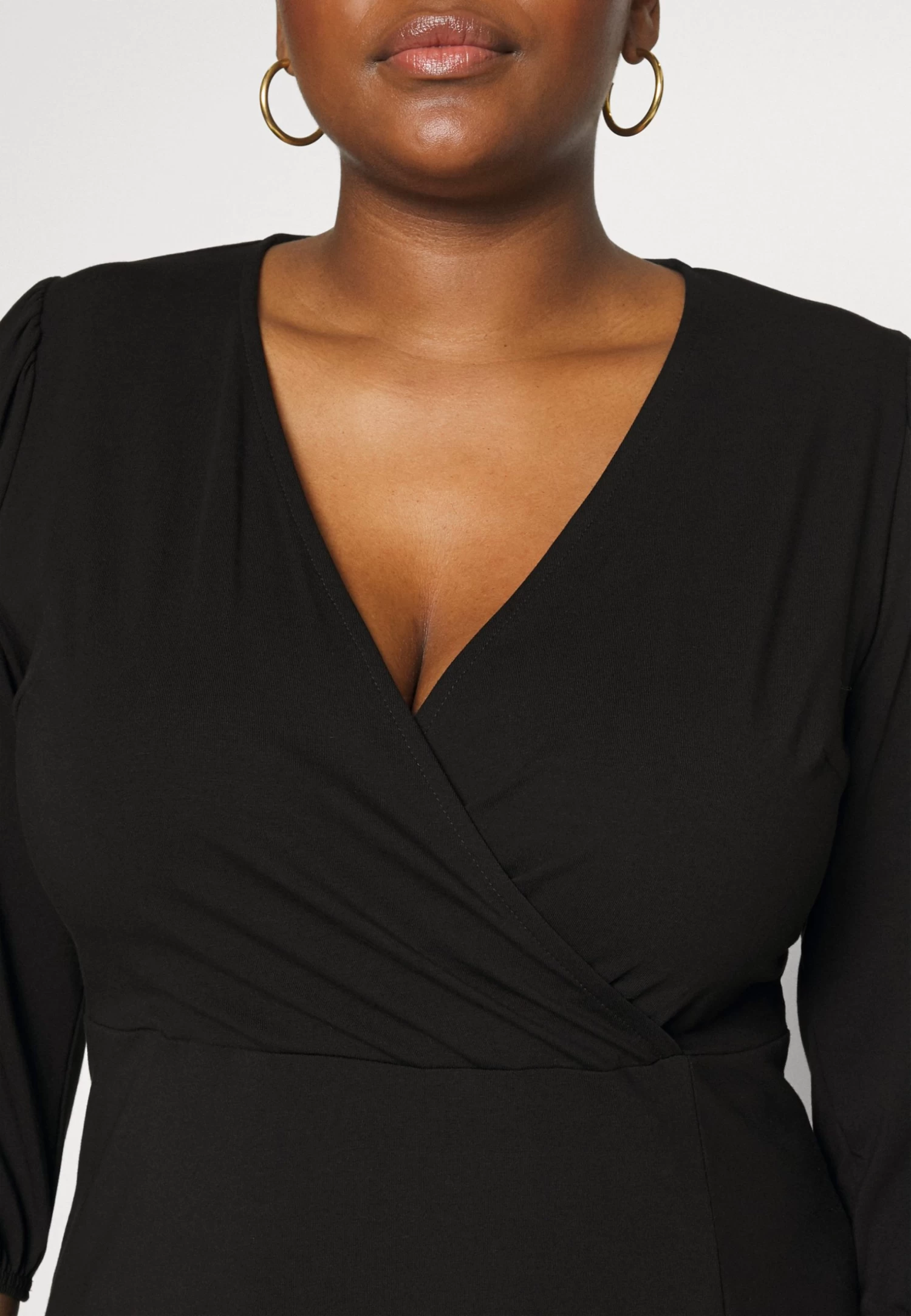 Robe En Jersey - Black 6 Robe En Jersey - Black – Image 6