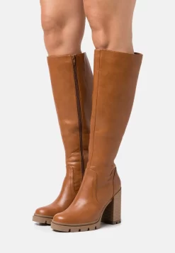 Produits populaires 15 Anna Field Bottes Ă Talons Hauts - Cognac