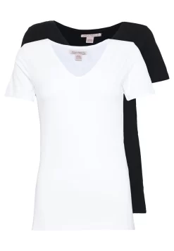 2 Pack - T-Shirt Basique - Black/White