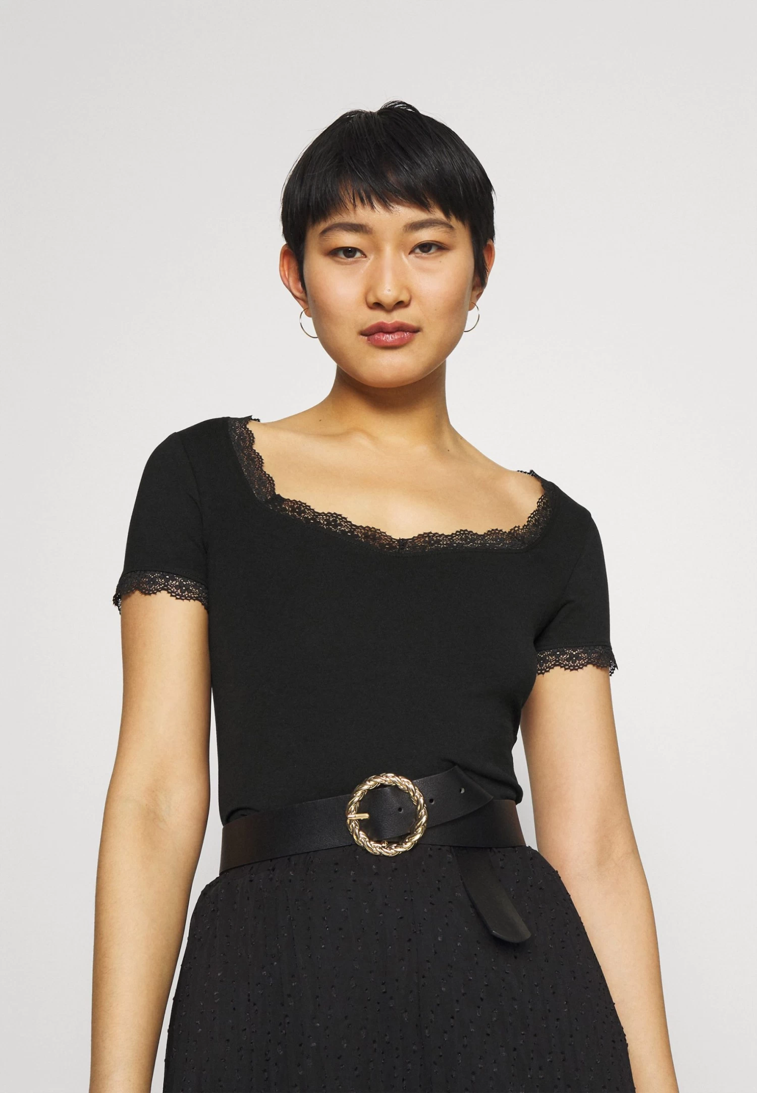 Anna Field T-Shirt Basique - Black 1 Anna Field T-Shirt Basique - Black