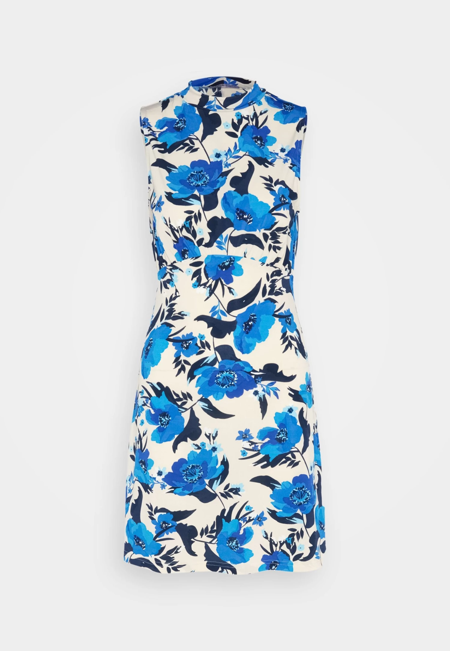 Anna Field Robe En Jersey - Off White/Blue 5 Anna Field Robe En Jersey - Off White/Blue – Image 5